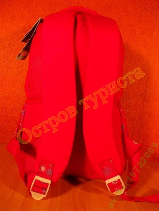 Рюкзак спортивный женский школьный CFS бардовый, фото №7