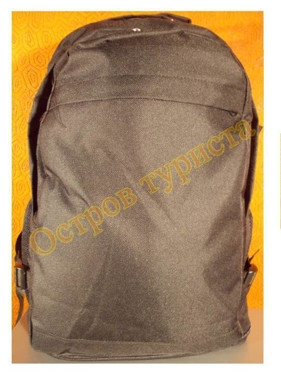Рюкзак спортивный городской черный 40 литров регулируемый объем, фото №3