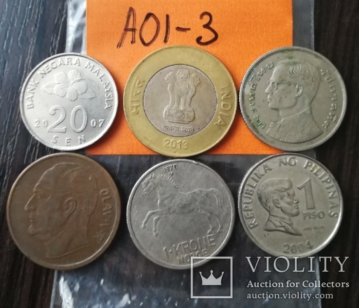 Монеты  разных стран А 01-3, фото №2