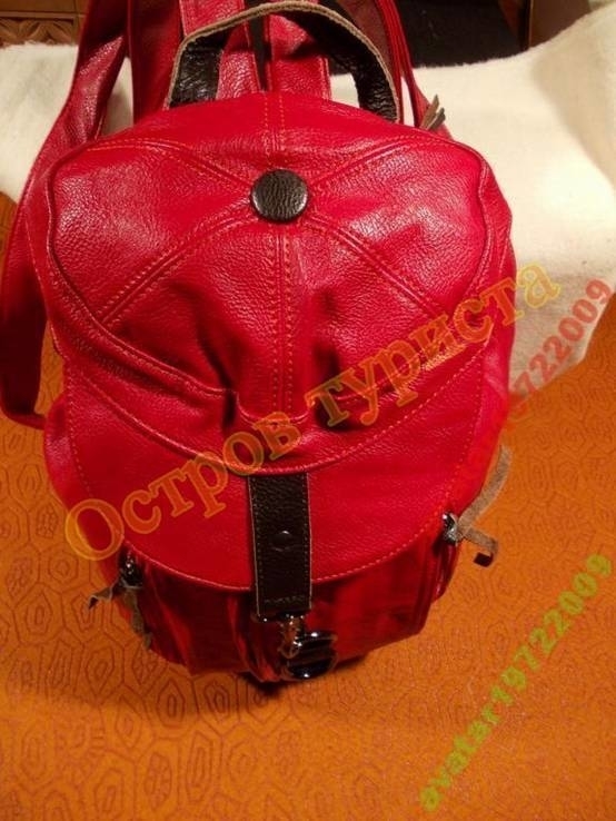 Рюкзак городской женский кожзам, фото №5