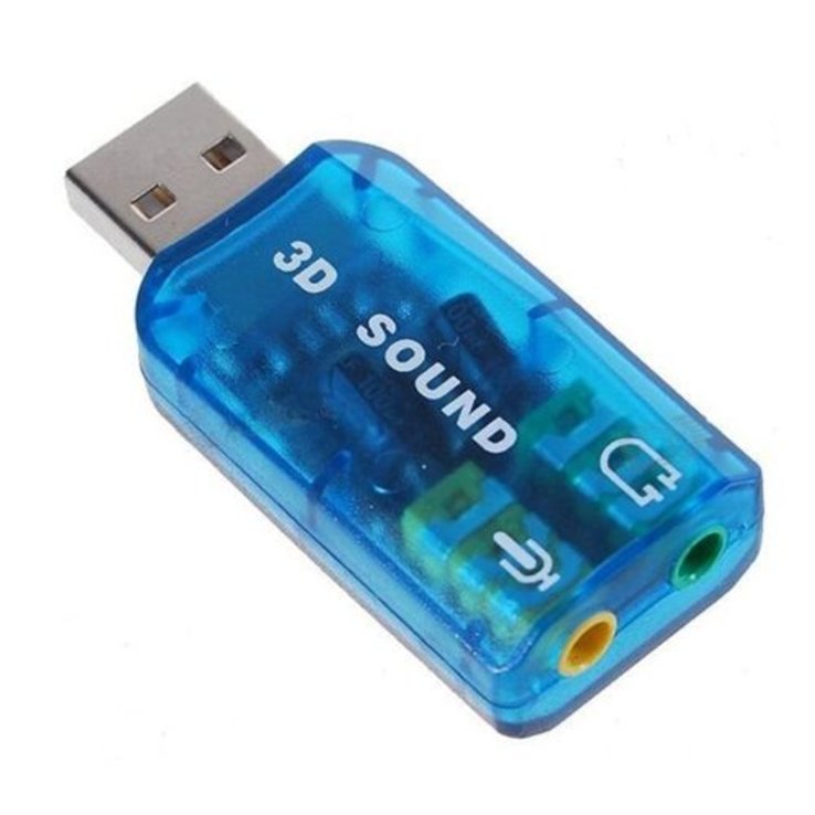 USB Звуковая карта 3D sound