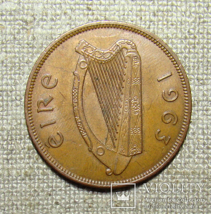 1 пенни 1963 Ирландия
