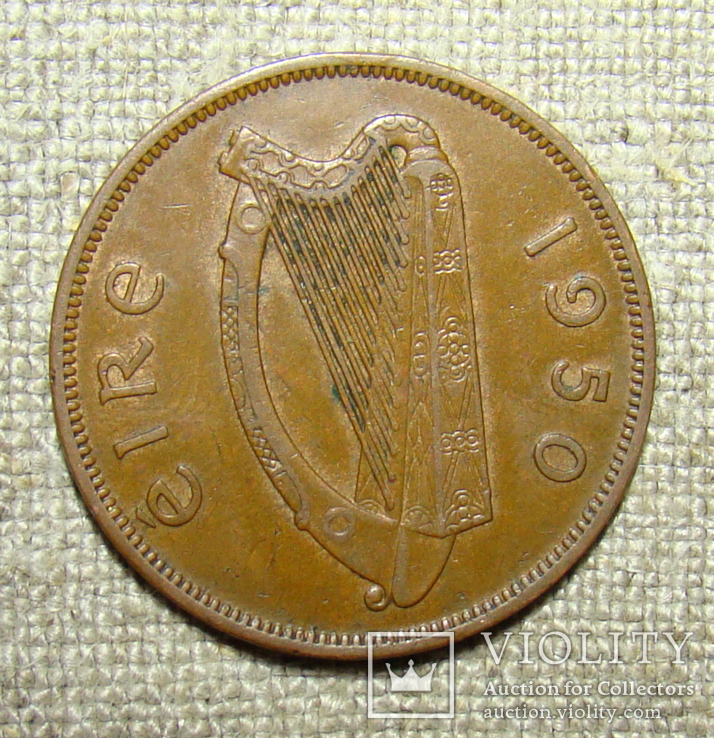 1 пенни 1950 Ирландия