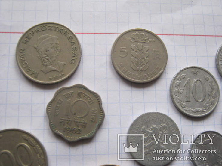 Монеты разные 21 шт., фото №4