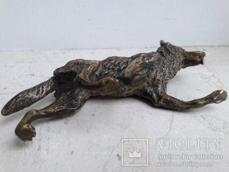 Статуэтка волк "Венская бронза", фото №8