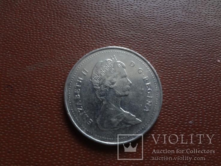 25 центов  1989 Канада      (8.2.16) ~, фото №3