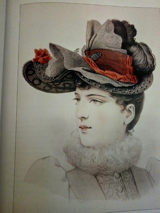 Дамские шляпки 1889-1897 год., фото №10