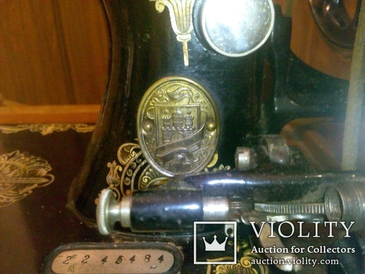 Швейная машинка Гельфельд Екатеринослав(тип Singer)SEWING MACHINE, фото №5