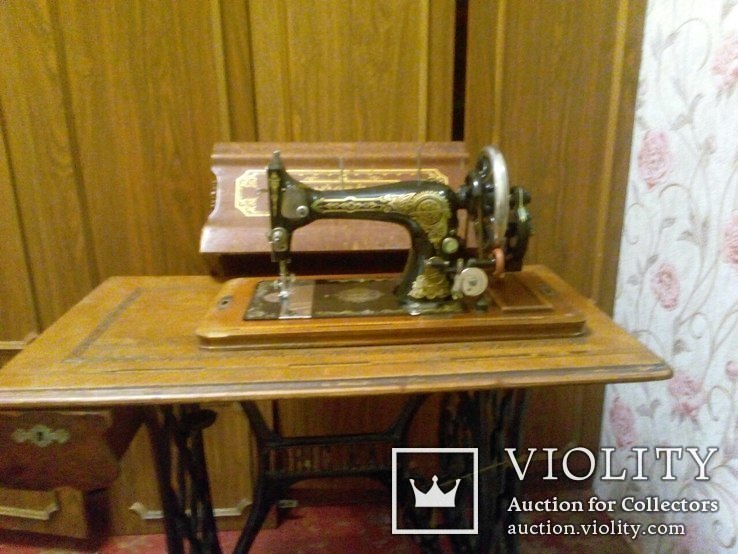 Швейная машинка Гельфельд Екатеринослав(тип Singer)SEWING MACHINE, фото №7