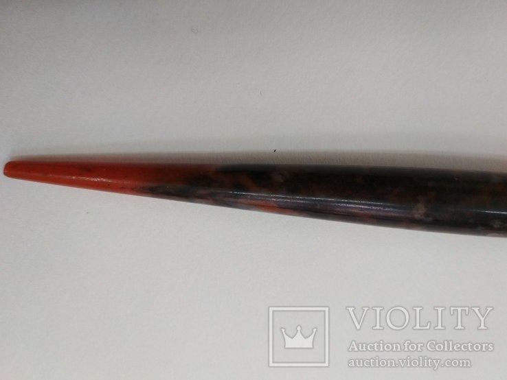 Старая эбонитовая перьевая ручка, фото №5