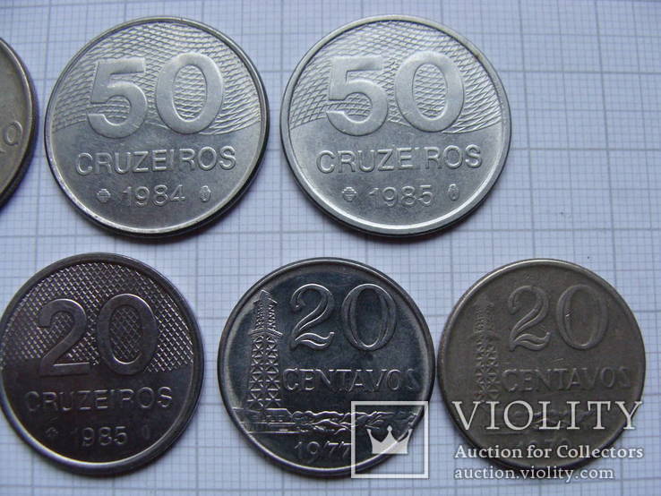 Монеты Бразилии 31 шт., фото №4