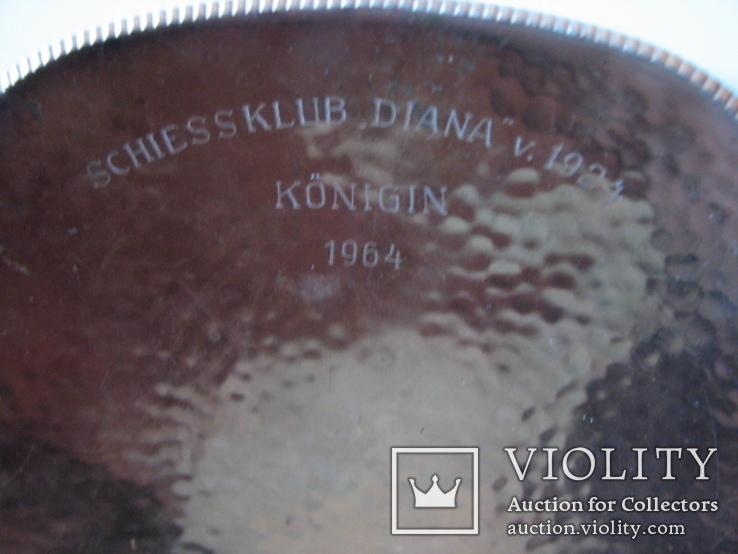 Поднос Schiess Klub “Diana” v.1924 Königin 1964, фото №9