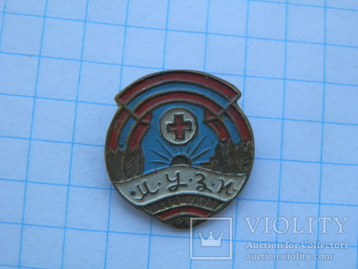 Значок " член красного креста монголии", фото №2