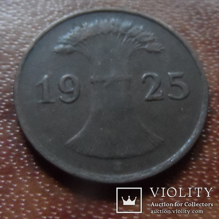 1 пфенниг 1925 G  Германия  (М.1.12)~