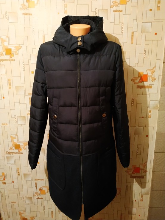 Пальто утепленное комбинированное COOL CODE p-p 42, фото №2