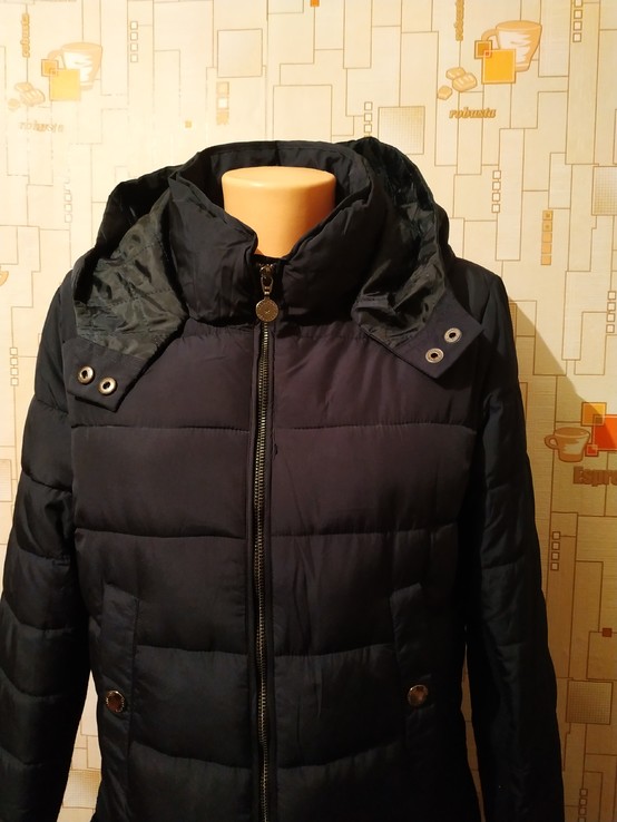 Пальто утепленное комбинированное COOL CODE p-p 42, фото №5