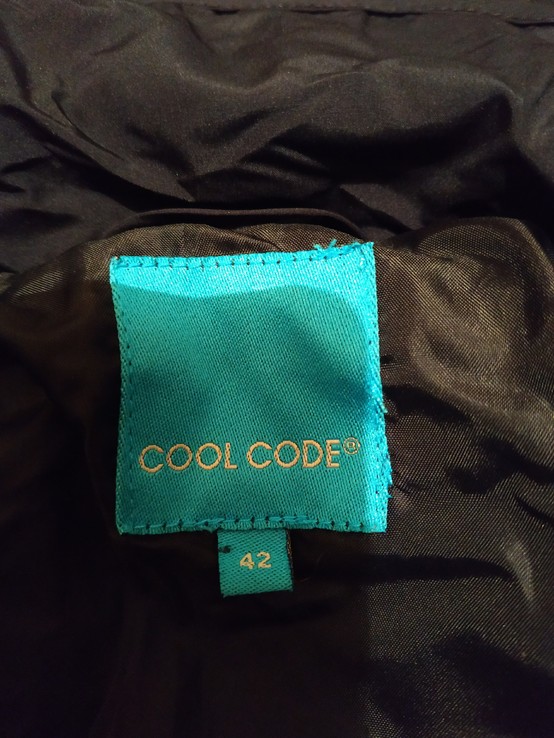 Пальто утепленное комбинированное COOL CODE p-p 42, фото №13