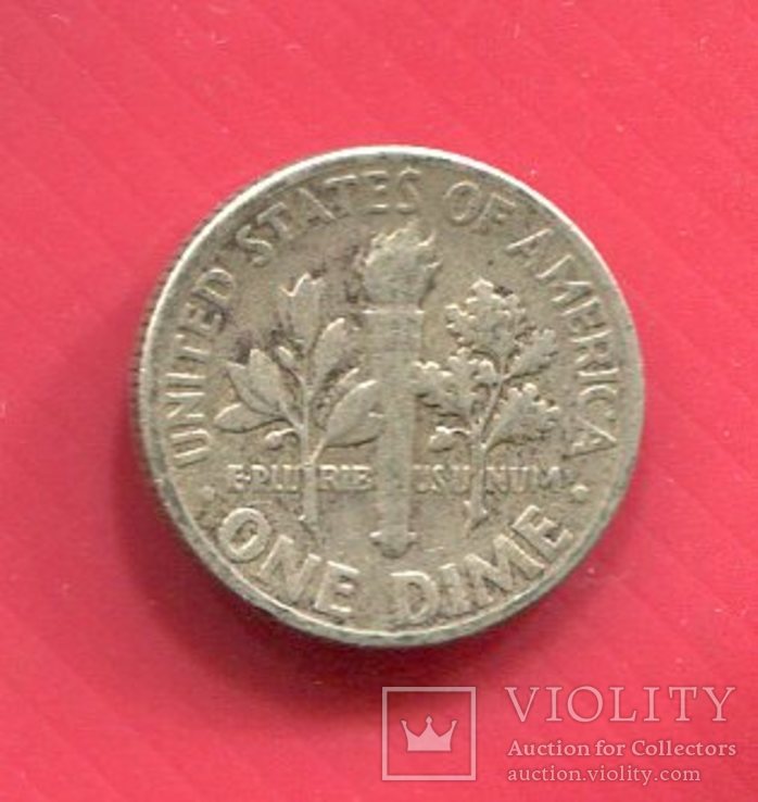 США 10 центов (дайм) 1953, фото №3