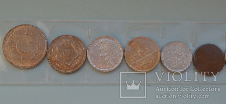 Пакистан полный набор современных монет, всего 12 шт, фото №4