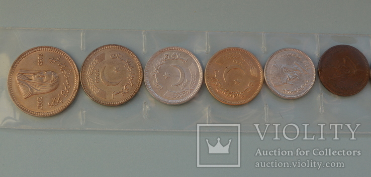 Пакистан полный набор современных монет, всего 12 шт, фото №5