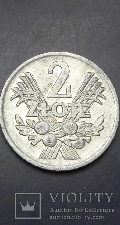 2 злотих Польща 1974