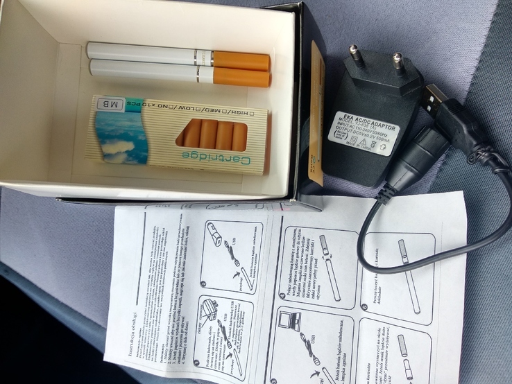 Классическая электронная сигарета e-health e-cigarette duos, фото №3