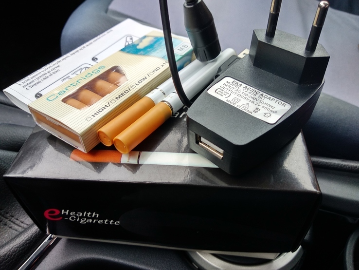 Классическая электронная сигарета e-health e-cigarette duos, photo number 4