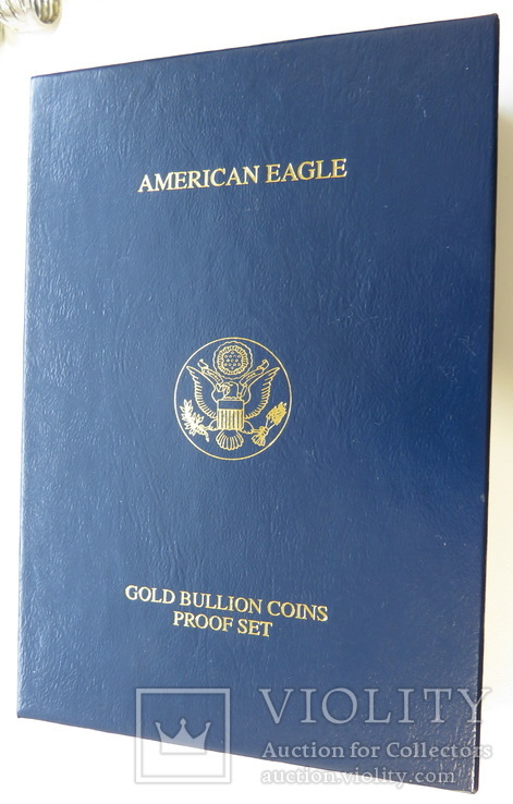 Набор из 4-х монет 2003 года 50$;25;10;5 США золото 62,73 грамма 917', фото №4