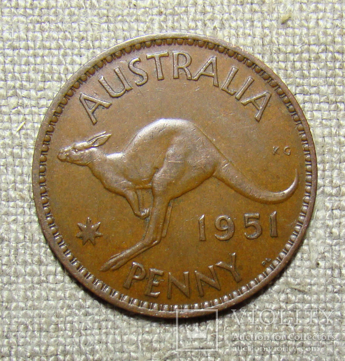 1 пенни 1963 Австралия, фото №2