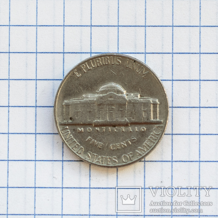 США 5 центов 1968 года
