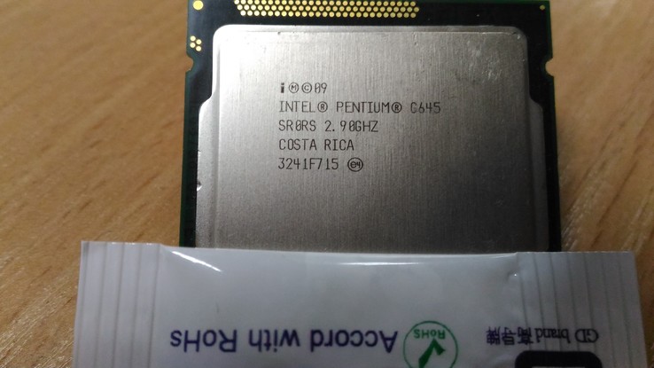 Процессор Intel Pentium G645 /2(2)/ 2.9GHz + термопаста 0,5г, фото №3