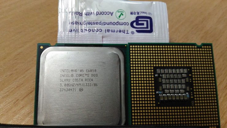 Процессор Intel C2D E6850 /2(2)/ 3.0GHz + термопаста, фото №3