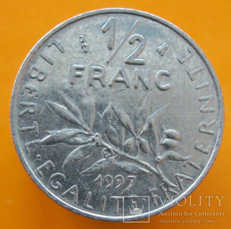 Франція ½ франка 1997 р.
