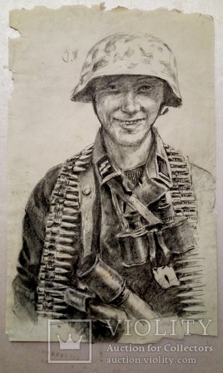 Немецкий солдат, (пулеметчик), фото №2
