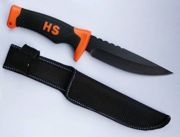 Нож туристический HS с чехлом 27см