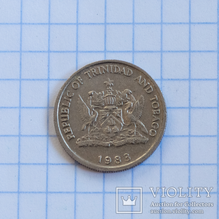 Тринидад и Тобаго 25 центов, фото №3