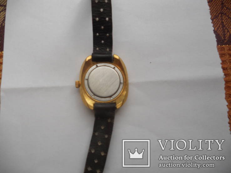 Часы женские Луч позолота AU10 времен СССР, фото №4