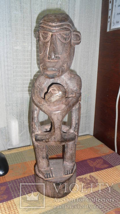 Африканская культовая деревянная скульптура №2, фото №2