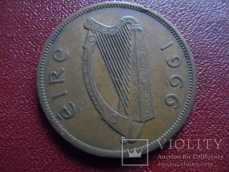 1  пенни 1966  Ирландия   (9.3.6)~, фото №4