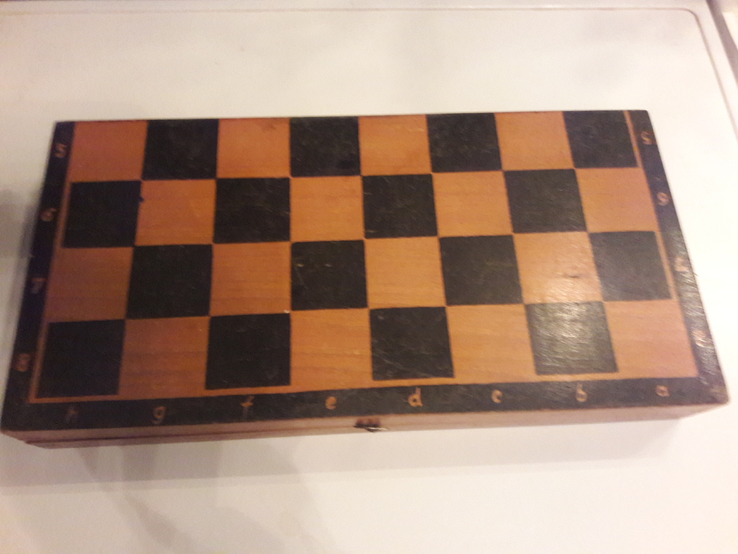 Деревянная шахматная дошка, фото №2
