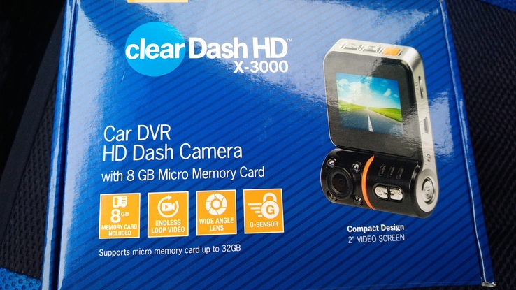 Відеореєстратор clear Dash HD X-3000 новий, фото №2
