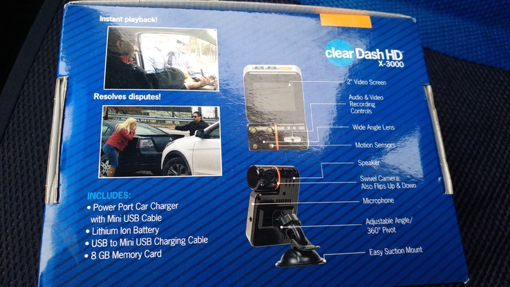 Відеореєстратор clear Dash HD X-3000 новий, фото №5
