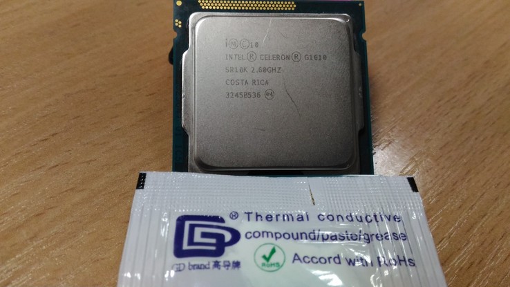 Процессор Intel Celeron G1610 /2(2)/ 2.6GHz  + термопаста 0,5г, фото №2