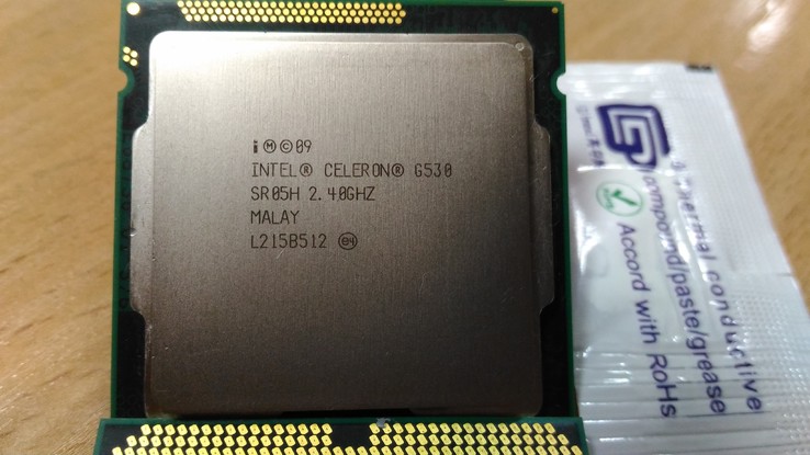 Процессор Intel Celeron G530 /2(2)/ 2.4GHz   + термопаста 0,5г