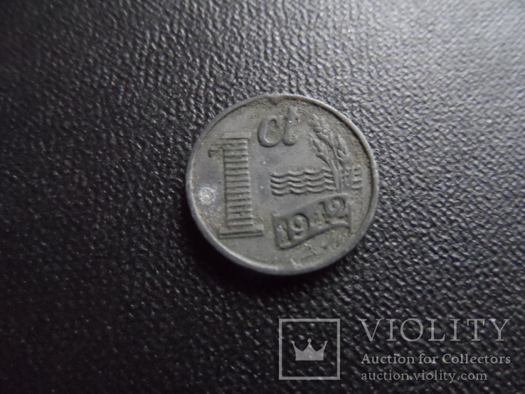 1 цент 1942  Нидерланды цинк   (И.3.8)~, фото №4