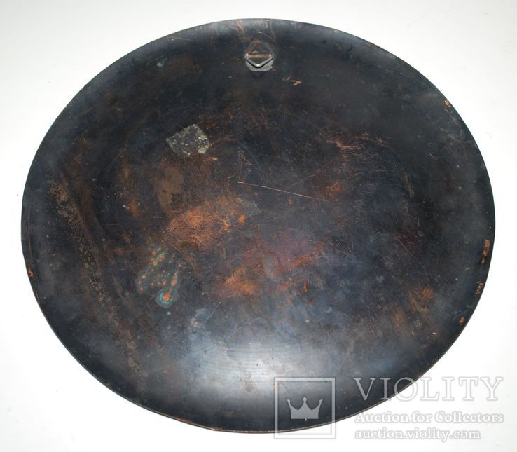 Нифертити, времен СССР, красная медь, чернение - 25 см./200 гр., фото №6