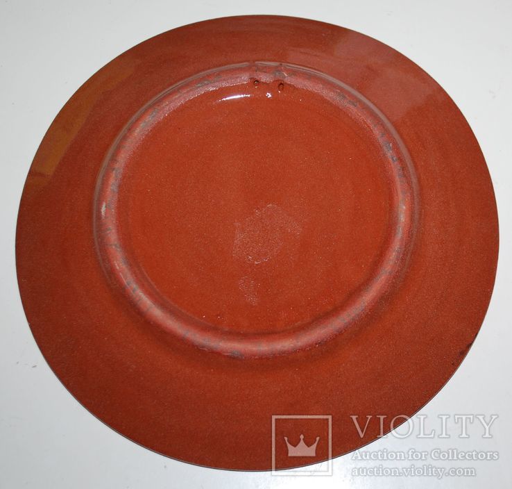 Декоративна керамична чиния(блюдо), пр. Болгария 80-е г., в упаковке 19 см., фото №10
