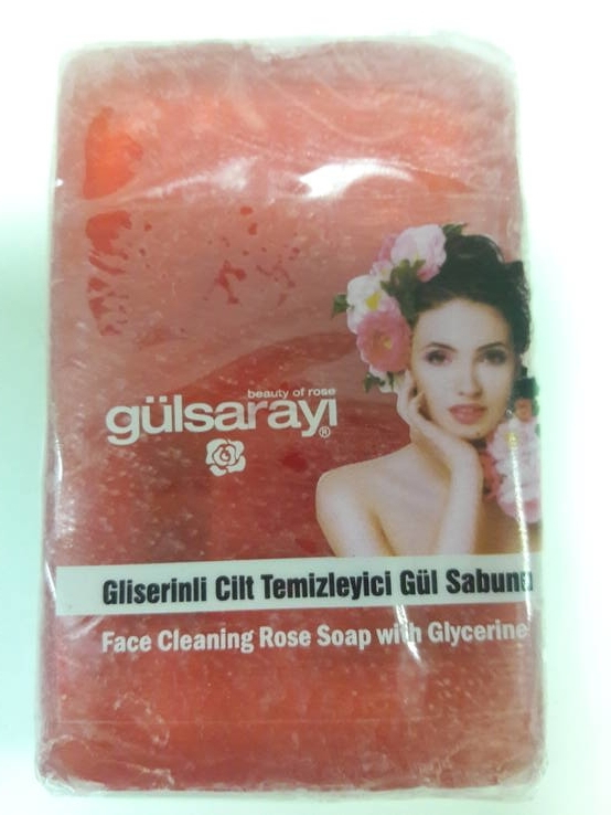 Турецкое розовое мыло. Gulsarayi. 70 г., фото №4
