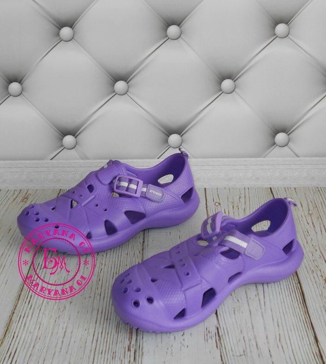 Удобные кроксы, аквашузы Steiner фиолетовые 36 размер, фото №10