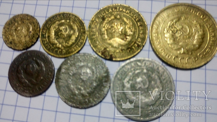 Монетки 1931 года (1,2,3,5,10,15,20 коп), фото №3